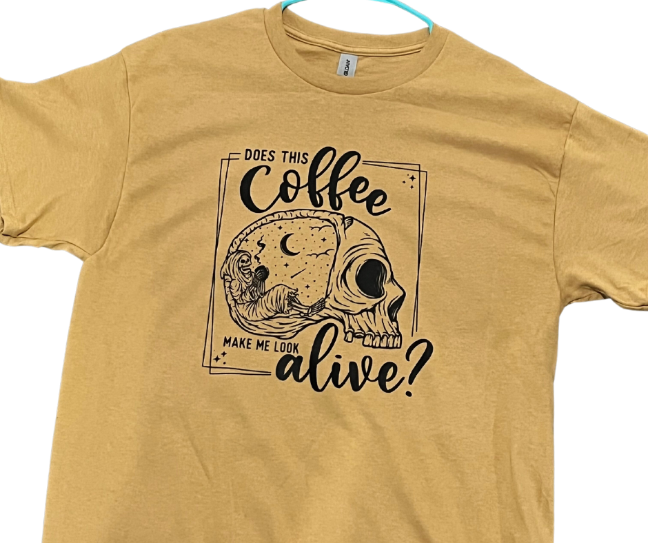 Coffee Skeleton Graphic Tee